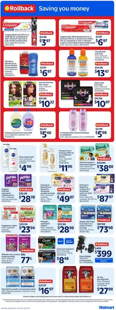 Preview of Colgate Optic White Renewal 70 mL or Advanced 133 mL or Sensitive Pro-Relief 120 mL toothpaste or kids' SlimSoft 2-pack or Extra Clean 6-pack toothbrushes, Colgate Optic White Renewal 70 mL or Advanced 133 mL or Sensitive Pro-Relief 120 mL toothpaste or kids' SlimSoft 2-pack or Extra Clean 6-pack toothbrushes Each. Selected varieties. #30243435. from shop Walmart valid from Sep 17, 2026 | Page: 9