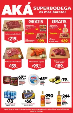 Vista previa de Arteli folleto Carnita Asada Aká Superbodegas Foraneas, nuevo folleto de la tienda, válido en México a partir del 10/07/2026