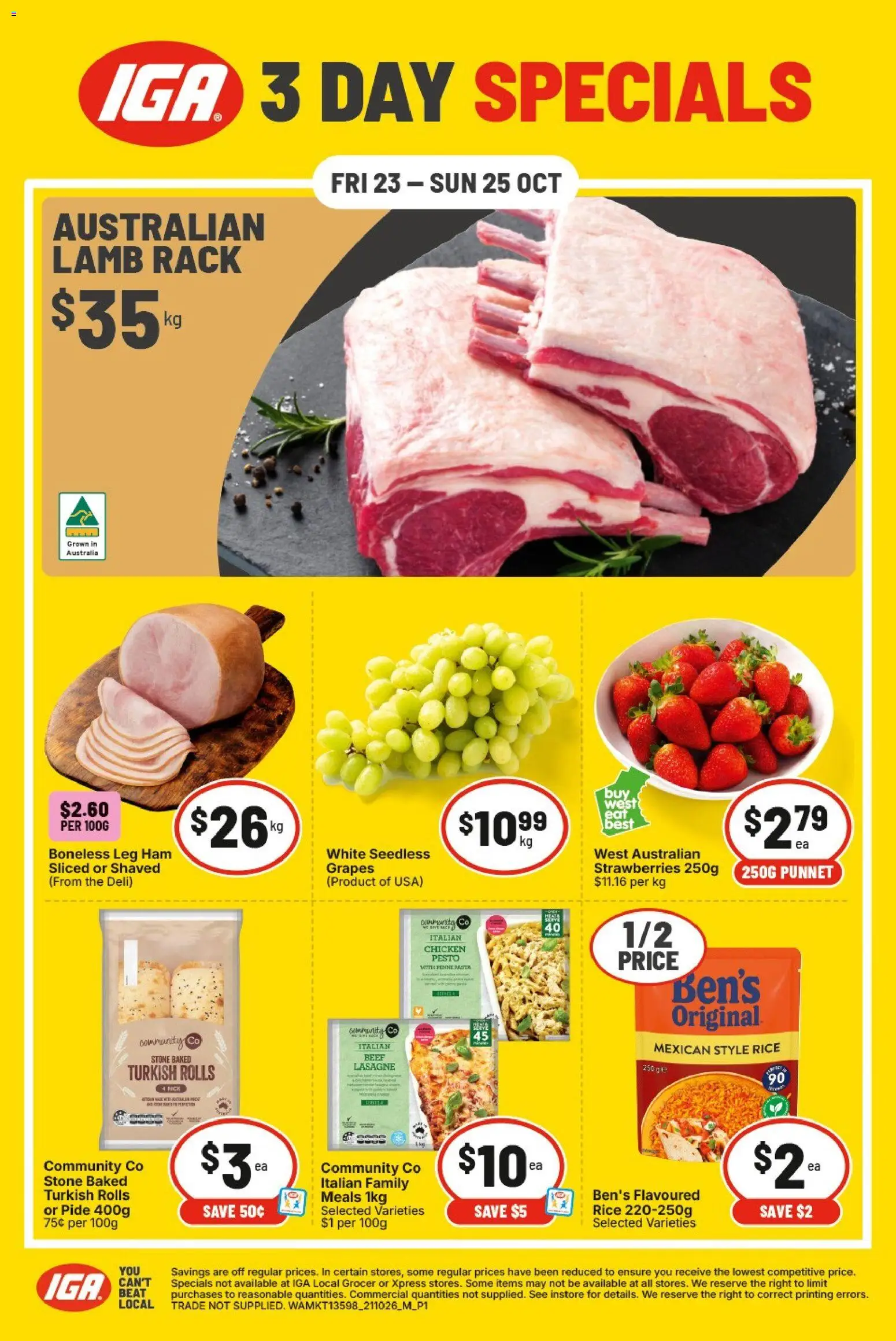 IGA catalogue - valid from 23/10/2026 | Page: 1