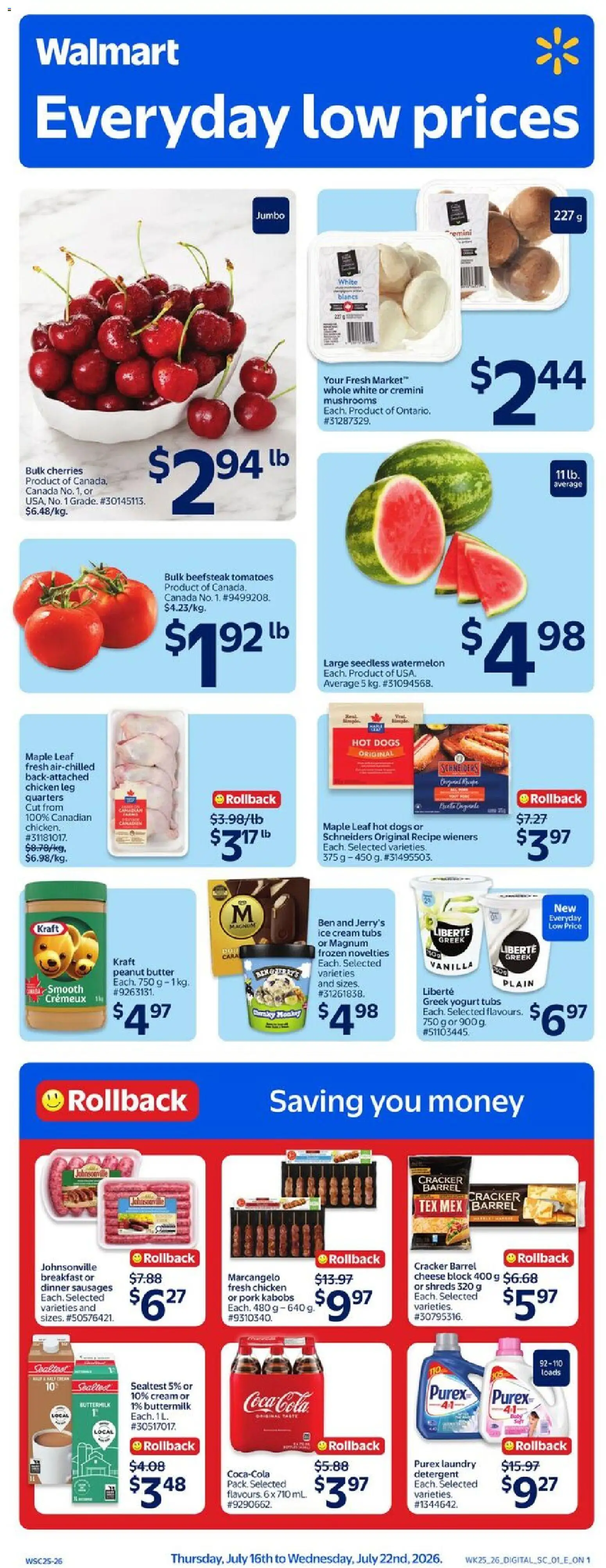 Walmart flyer valid from Jul 16, 2026 | Page: 1