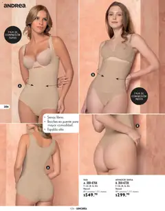 Vista previa de Andrea catálogo Lencería & vestir interior, nuevo folleto de la tienda, válido en México a partir del 24.05.2026 | Página: 66 | Productos: Lenceria, Faja