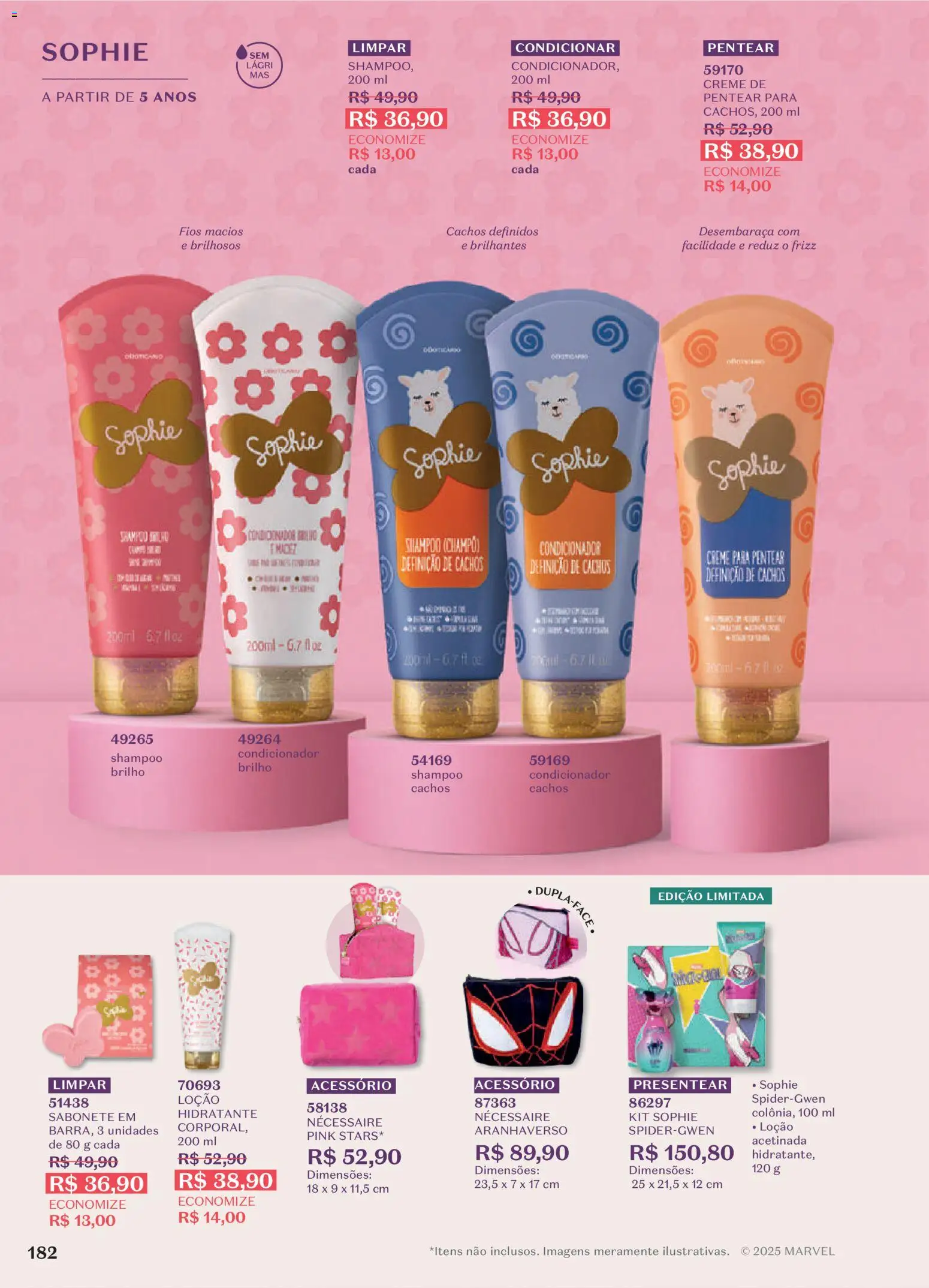 O Boticário Folheto - válido de 20/07/2026 | Página: 184 | Produtos: Shampoo, Creme, Sabonete, Creme para pentear