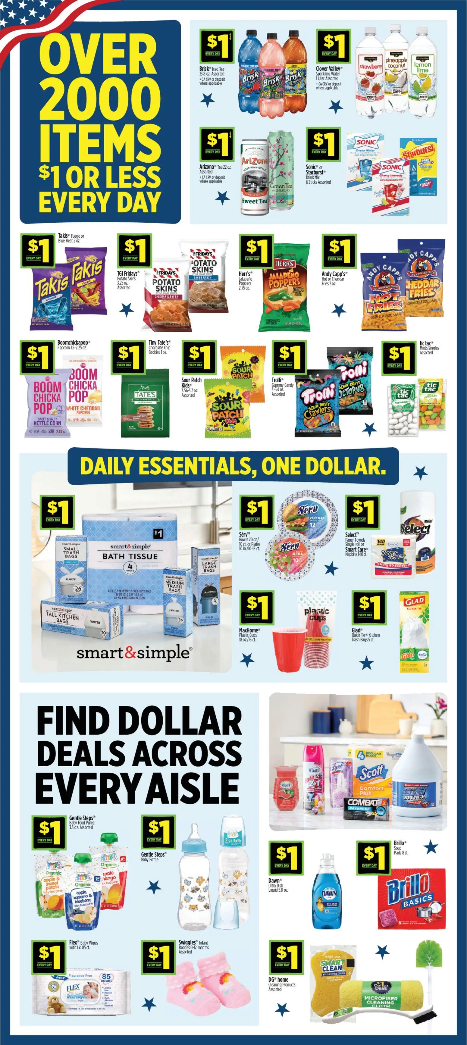 Dollar General Weekly Ad - TX - valid from 07.06.2026 | Page: 10 | Products: Green Tea, Lemon, Chocolate Chip, Kettle