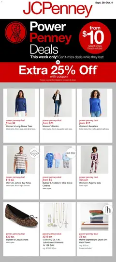 Preview of JCPenney weekly ads valid from 09/28/2026