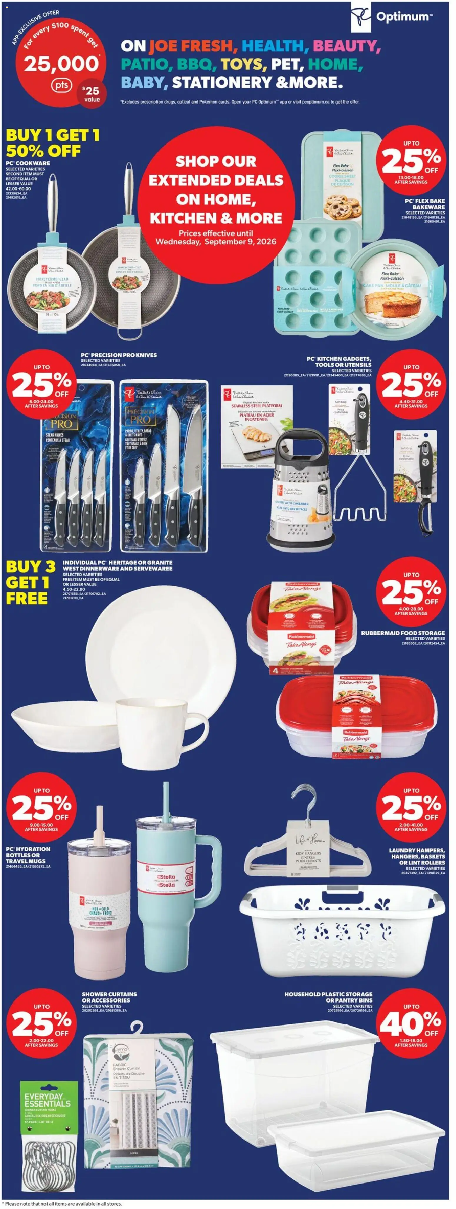 Real Canadian Superstore flyer valid from Aug 20, 2026 | Page: 22 | Products: Tools, Steak, Knives, Bread