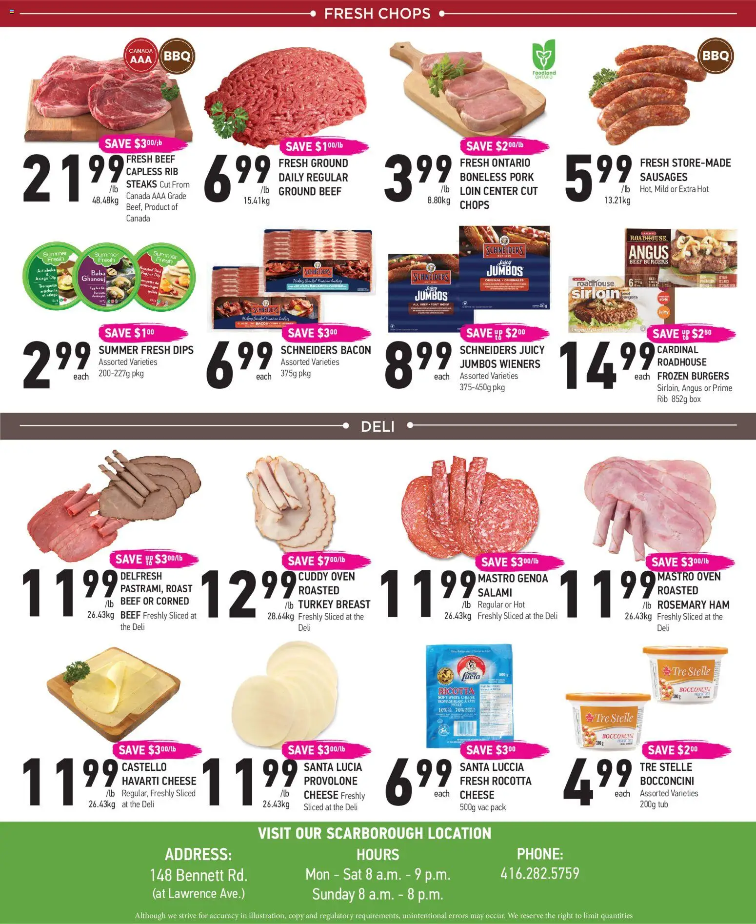 Coppas Fresh Market flyer valid from Sep 3, 2026 | Page: 4 | Products: Turkey, Sausages, Burgers, Roast