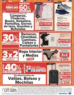 Vista previa Carrefour ofertas válido desde el 26/08/2026 | Página: 27 | Productos: Remera, Pantalones, Medias, Zapatillas