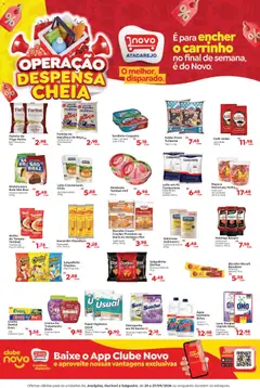 Novo Atacarejo ofertas Despensa Cheia - Pré-Visualização do folheto da loja Novo Atacarejo, válido de 25/09/2026