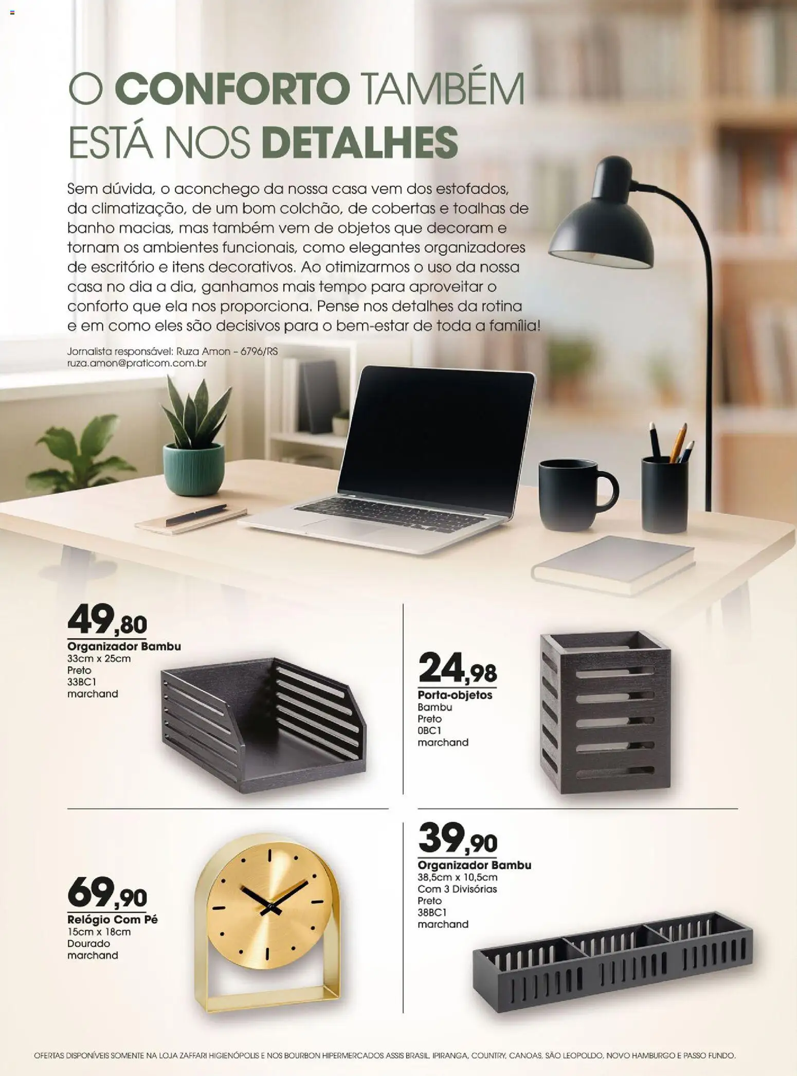 Zaffari Folheto - válido de 31/07/2026 | Página: 2 | Produtos: Organizador, Bourbon, Relógio