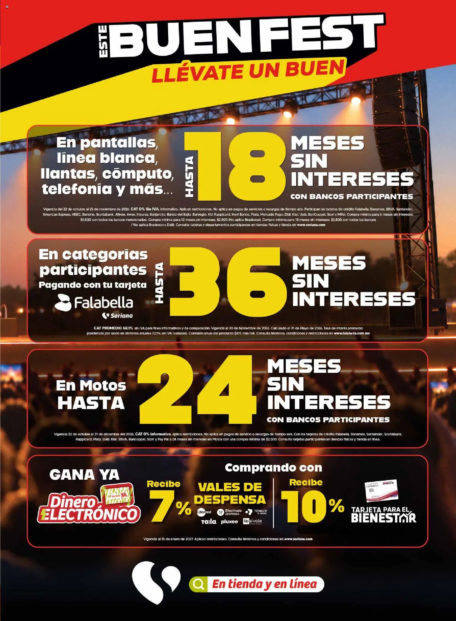 Nuevas ofertas de Soriana válidas en toda la República Mexicana desde el 30/10/2026. ¡Encuentra las mejores ofertas en Soriana Buen Fest! | Página: 2