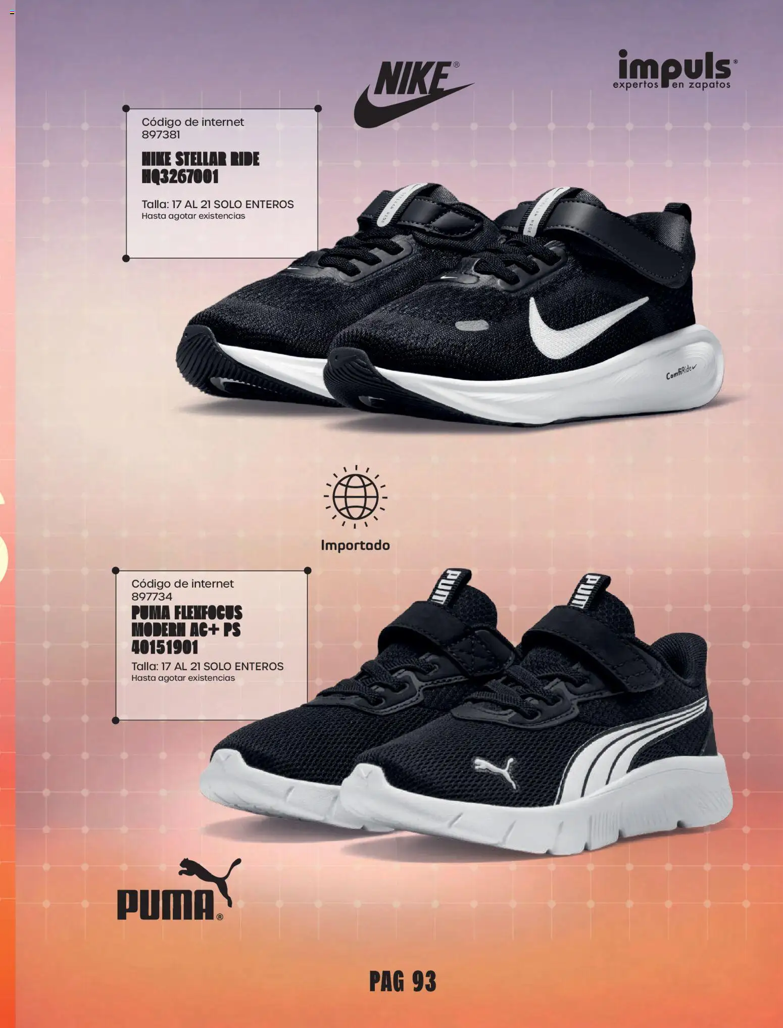 Nuevas ofertas de Impuls válidas en toda la República Mexicana desde el 01/09/2026. ¡Encuentra las mejores ofertas en Impuls catálogo Urban Sport! | Página: 95 | Productos: Zapatos