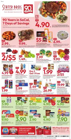 Preview of Stater Bros weekly ads valid from 10/14/2026
