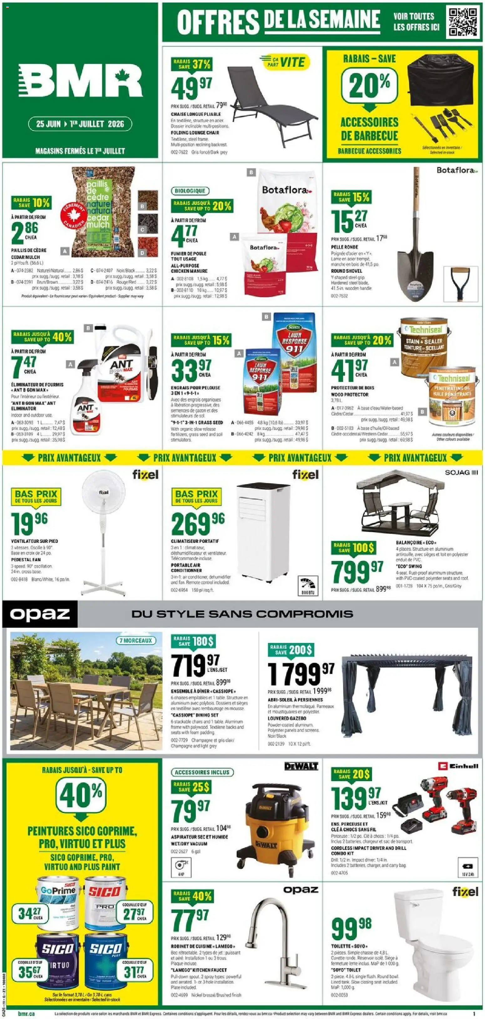 BMR flyer valid from Jun 25, 2026 | Page: 1