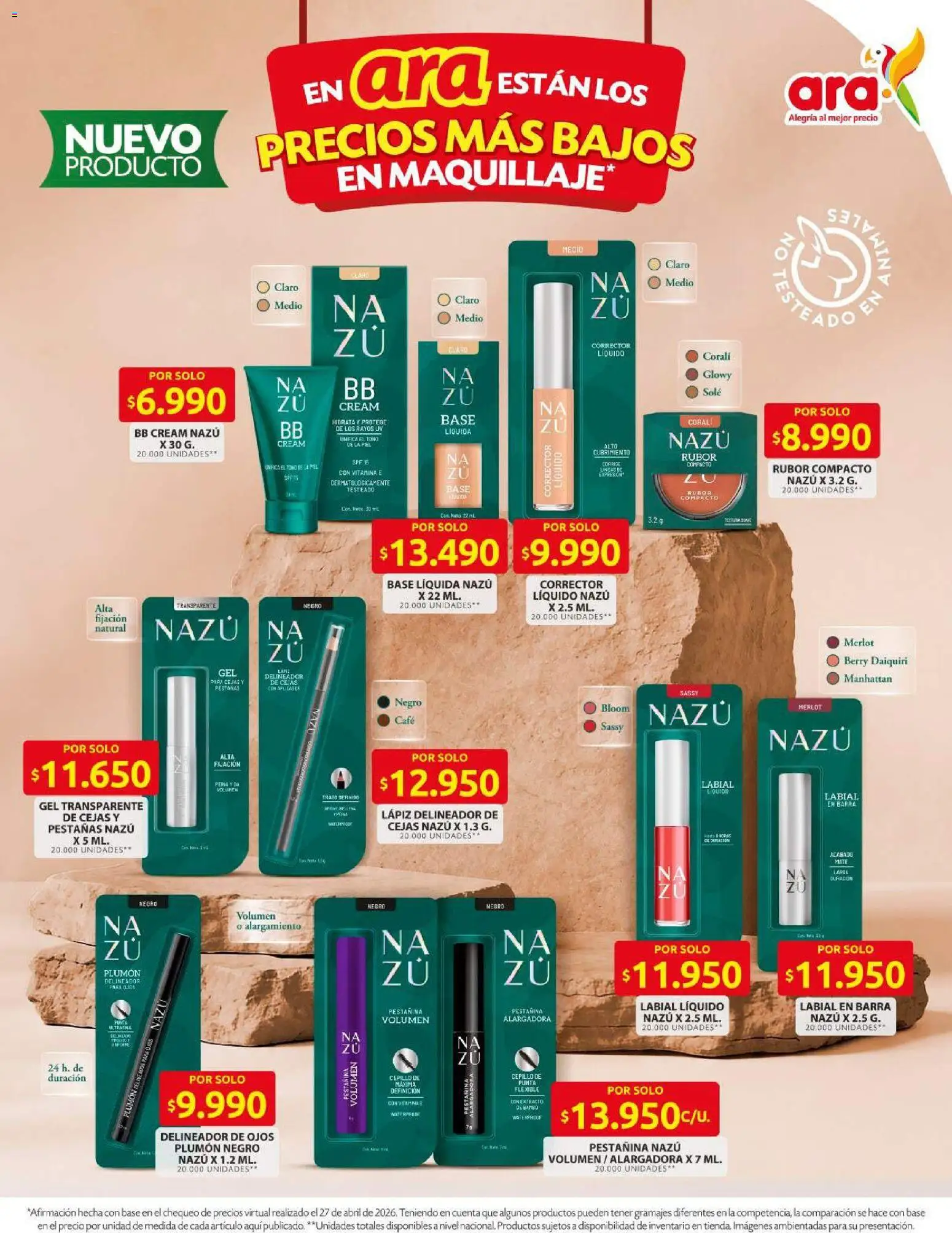 Ara revista - valida desde el 07.05.2026 | Página: 9 | Productos: Rubor, Cepillo, Delineador de ojos, Café