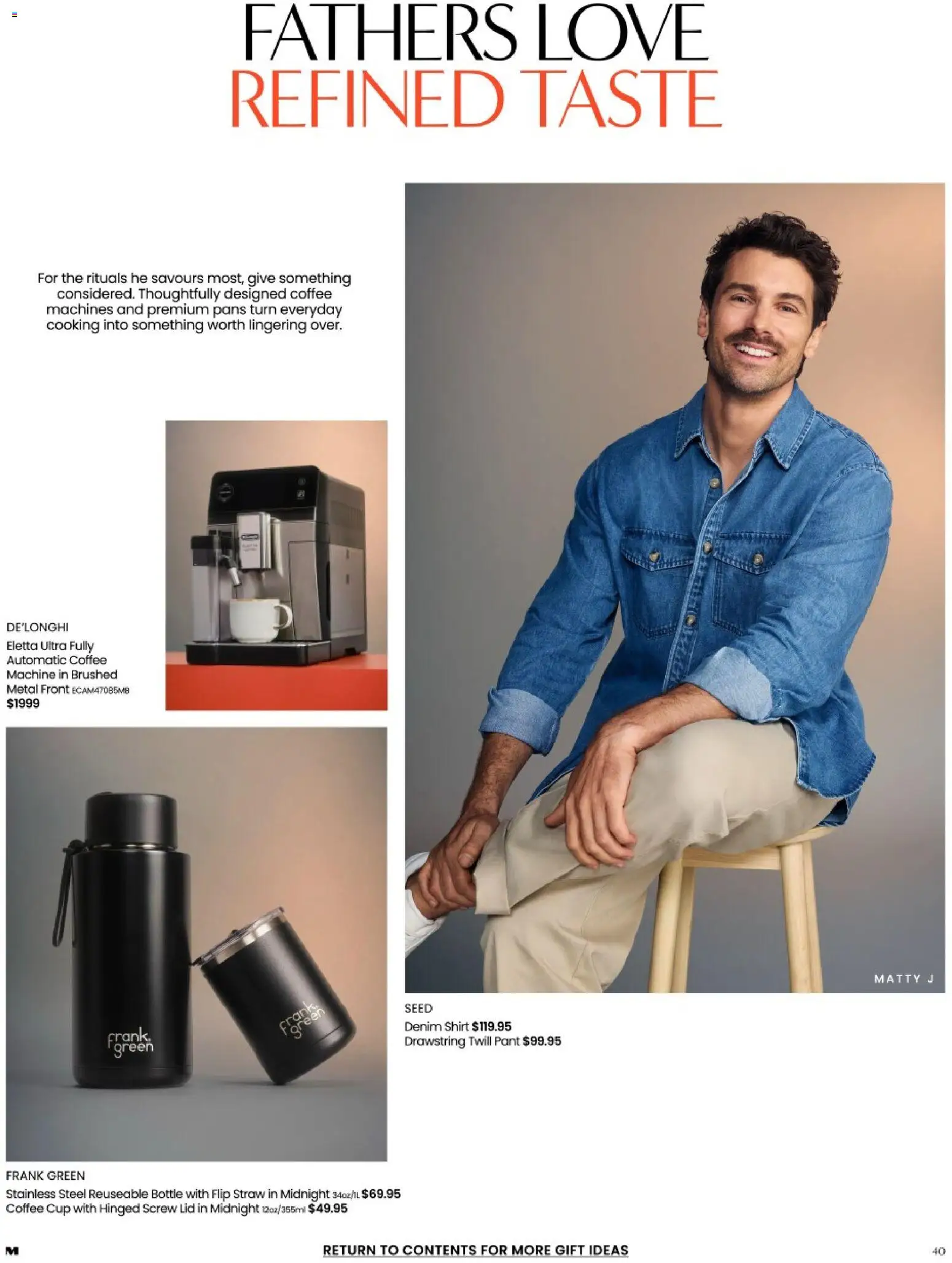 Myer catalogue - valid from 17/08/2026 | Page: 40 | Products: Denim, Coffee, Shirt