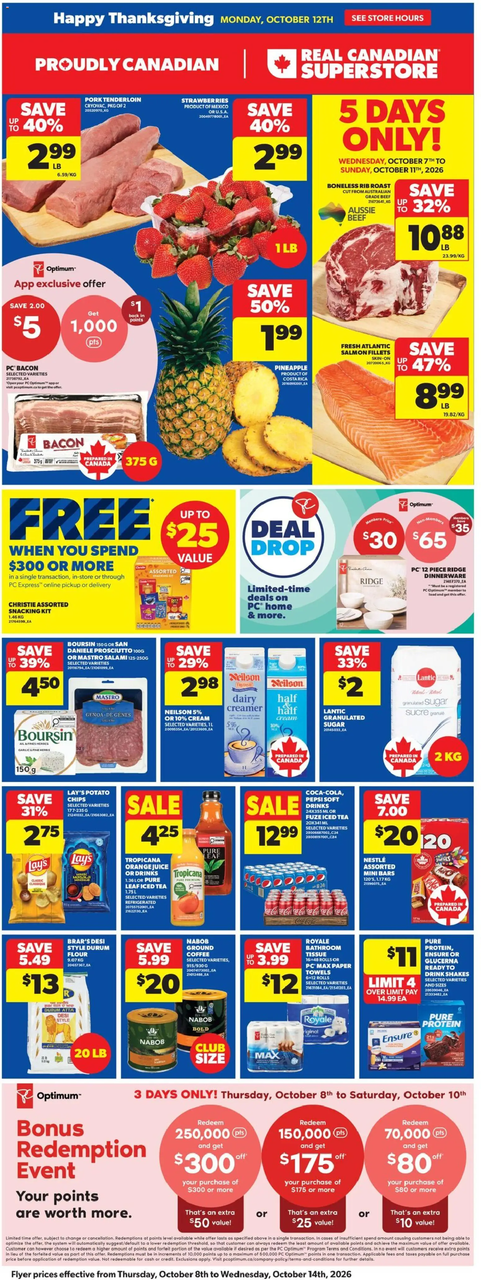 Real Canadian Superstore flyer valid from Oct 8, 2026 | Page: 3