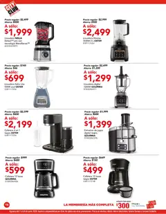 Vista previa de City Club catálogo, nuevo folleto de la tienda, válido en México a partir del 01.06.2026 | Página: 16 | Productos: Licuadora, Cafetera, Extractor