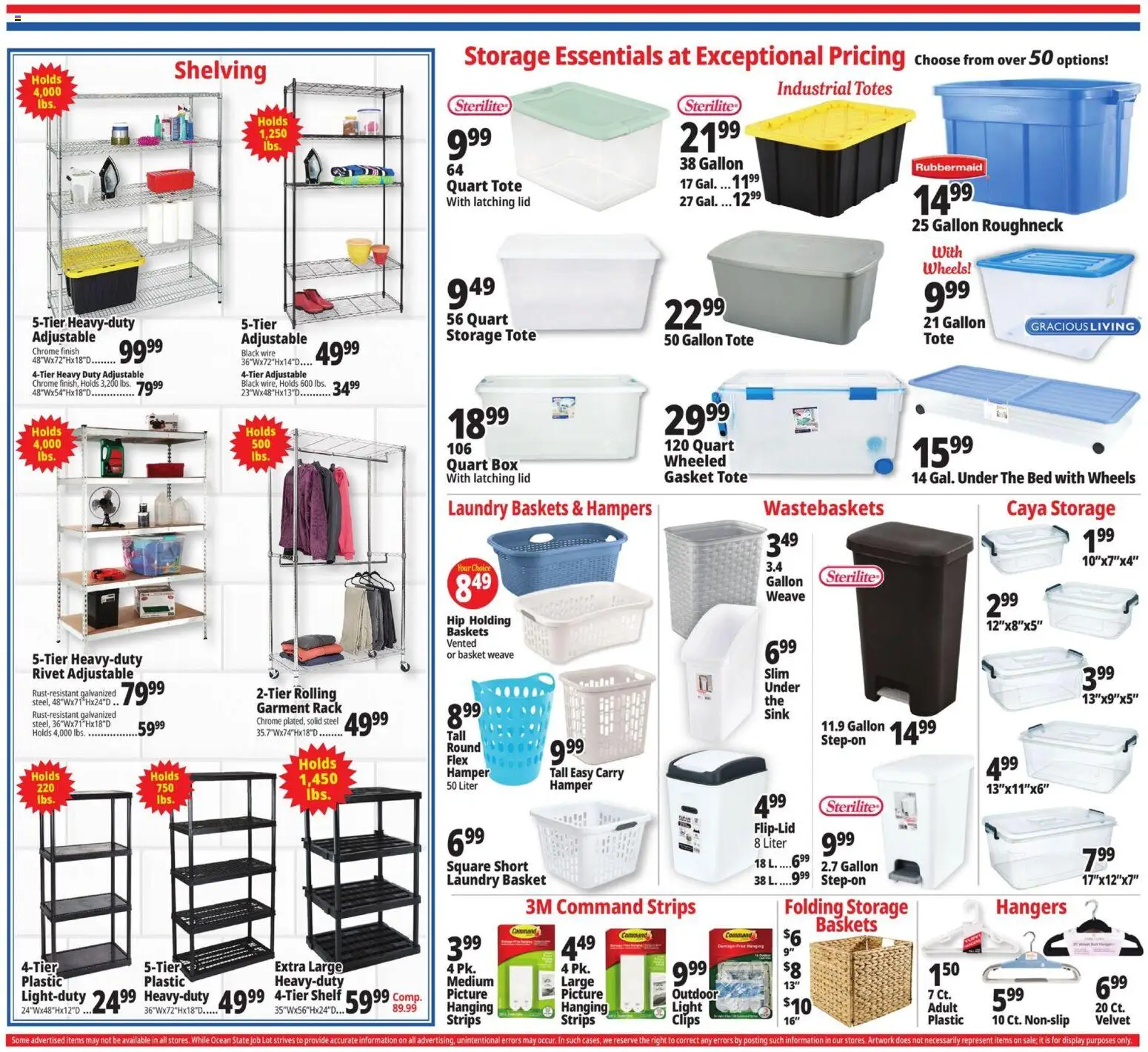 Ocean State Job Lot Weekly Ad - valid from 07/02/2026 | Page: 20 | Products: Bed, Shelf, Box, Wire
