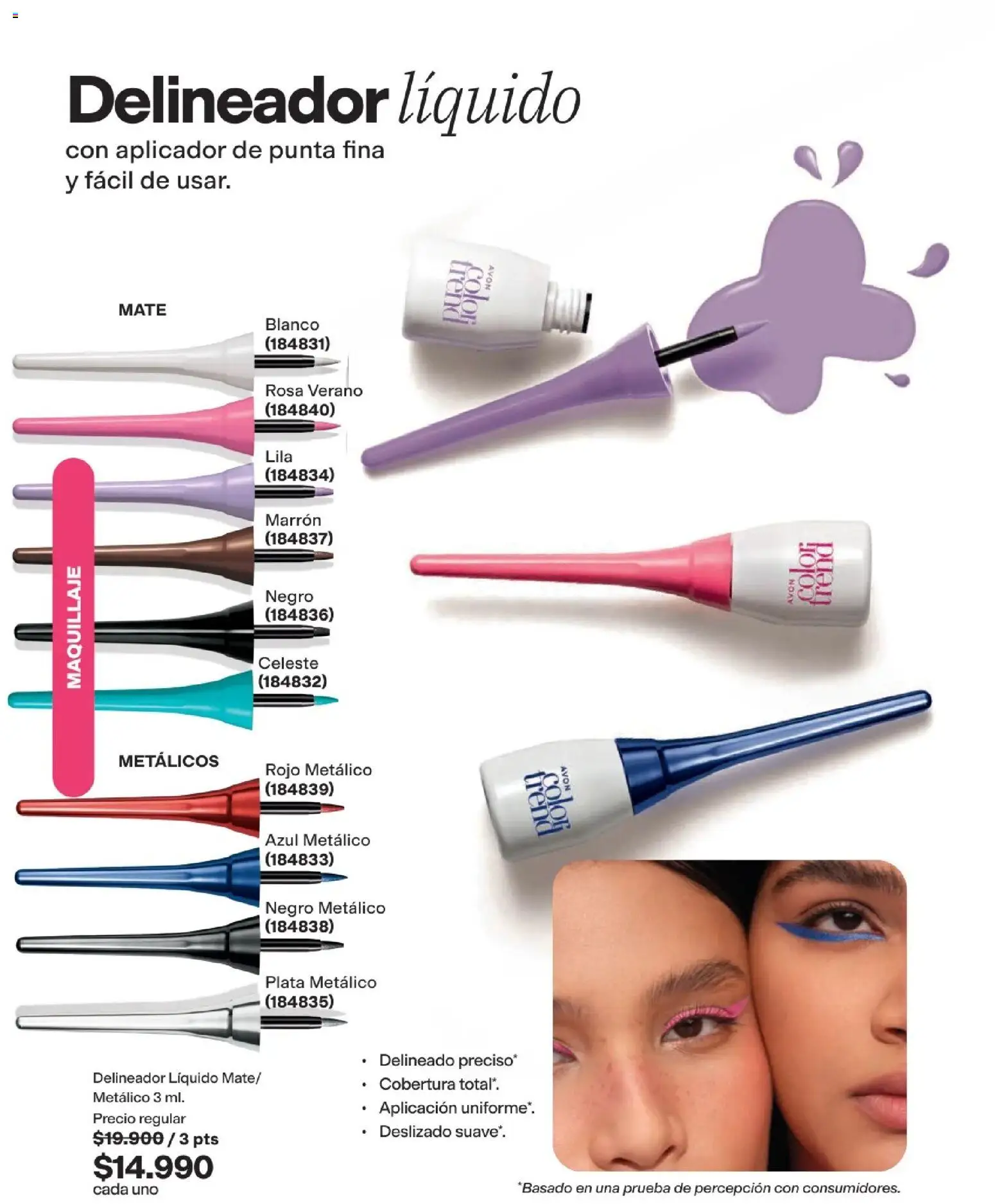 Avon revista - valida desde el 15.06.2026 | Página: 77 | Productos: Maquillaje, Delineador