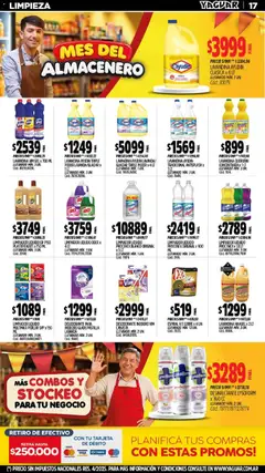 Vista previa Yaguar - Oferta Semanal Córdoba válido desde el 14/09/2026 | Página: 17 | Productos: Desinfectante, Lavandina, Agua, Limpiador