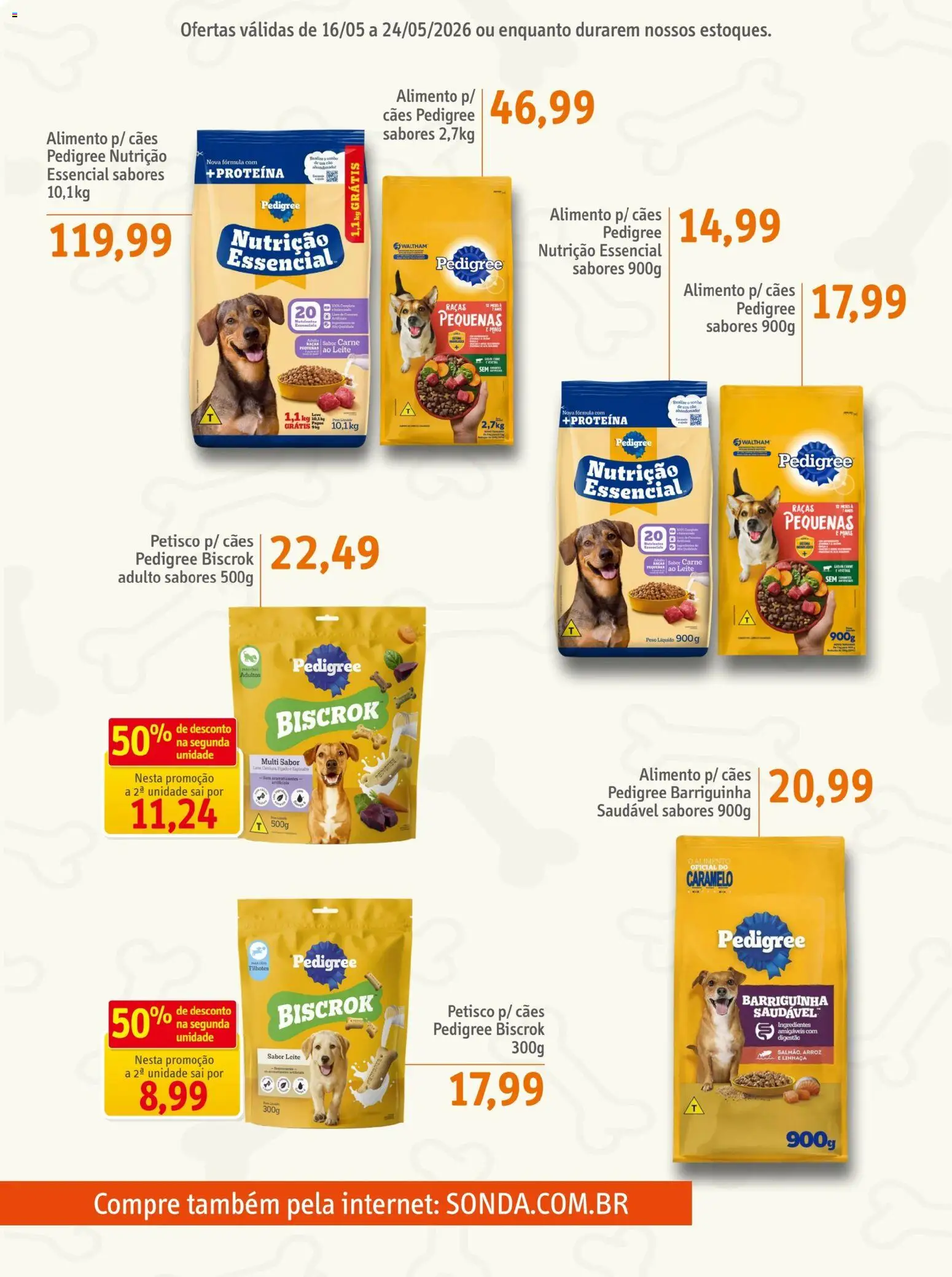Sonda Folheto - válido de 16.05.2026 | Página: 2 | Produtos: Linhaça, Leite, Arroz, Carne
