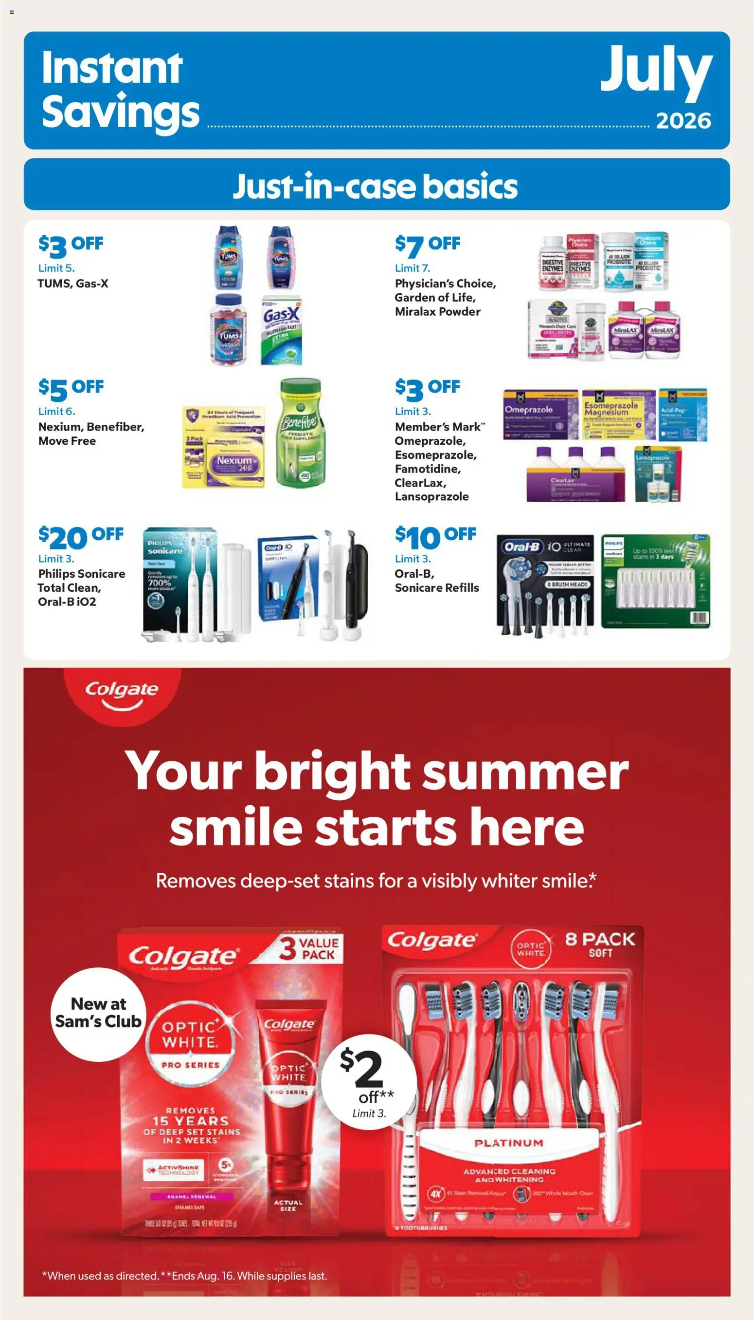 Sam's Club Instant Savings Book July 2026 - valid from 07/22/2026 | Page: 19