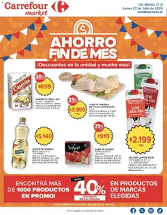 Vista previa Carrefour Market catálogo válido desde el 21/07/2026