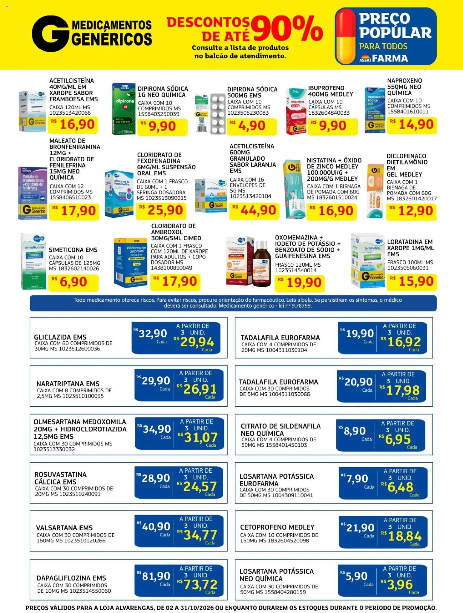 Assaí Atacadista Folheto - válido de 01/10/2026 | Página: 7