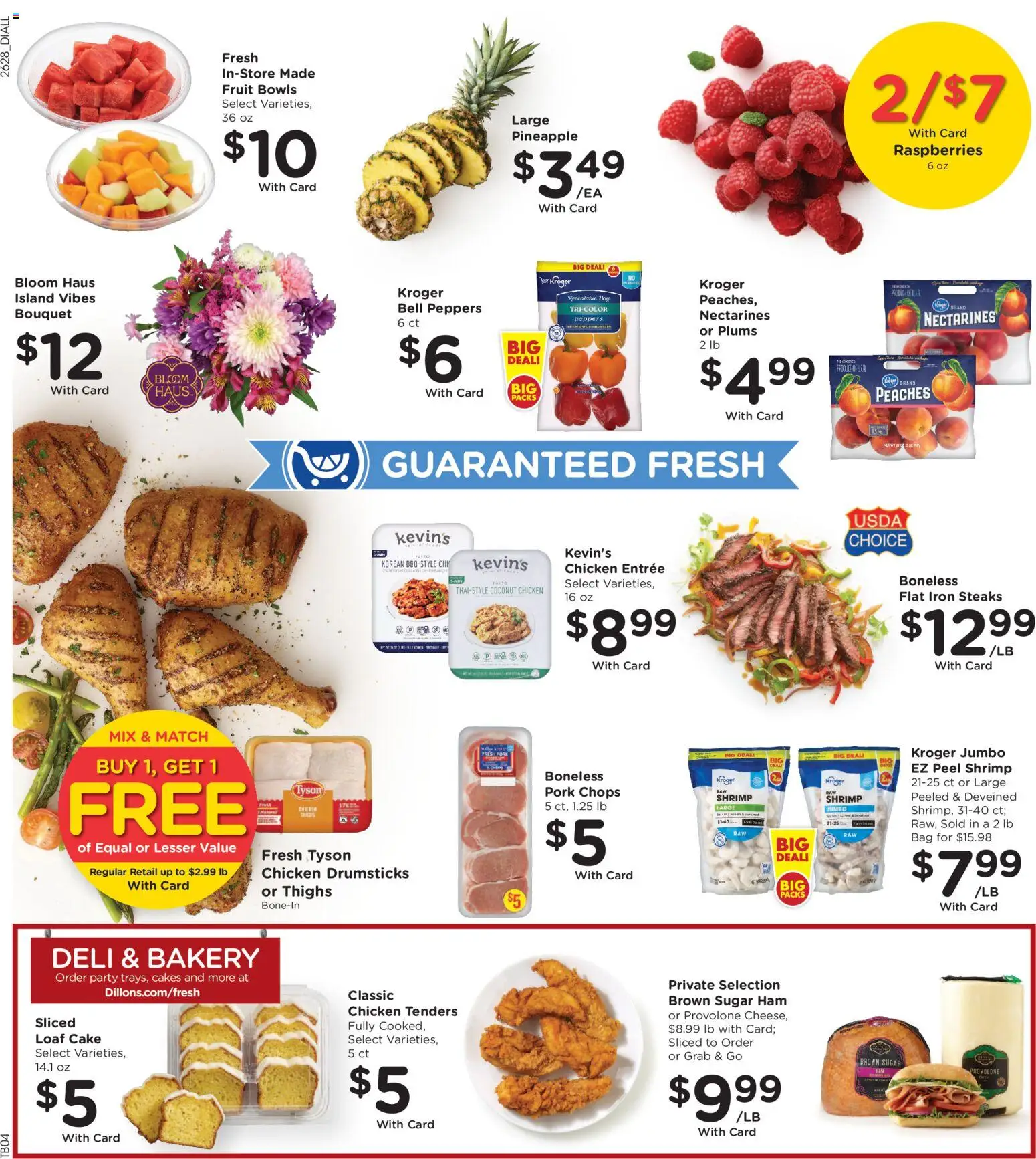 Dillons Weekly Ad - valid from 08/12/2026 | Page: 9 | Products: Bakery, Cake, Drumsticks, Bag