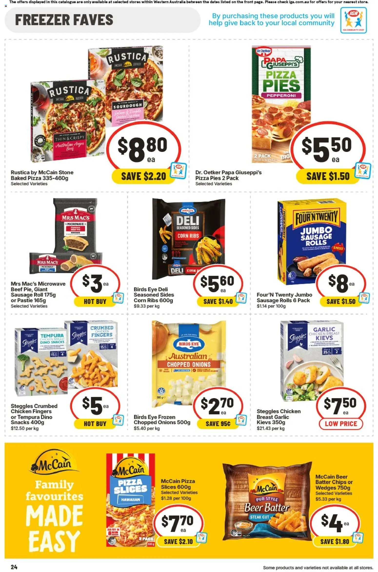 IGA catalogue - valid from 17.06.2026 | Page: 24 | Products: Salami, Chicken, Beef, Pies