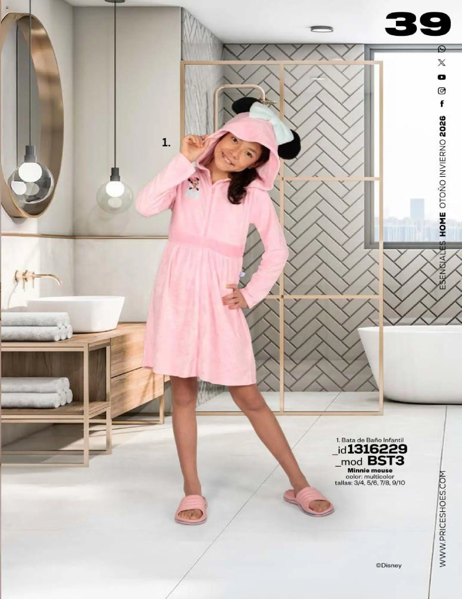 Nuevas ofertas de Price Shoes válidas en toda la República Mexicana desde el 17/08/2026. ¡Encuentra las mejores ofertas en Price Shoes catálogo Esenciales Home! | Página: 39 | Productos: Bata de baño, Mouse, Baño, Bata