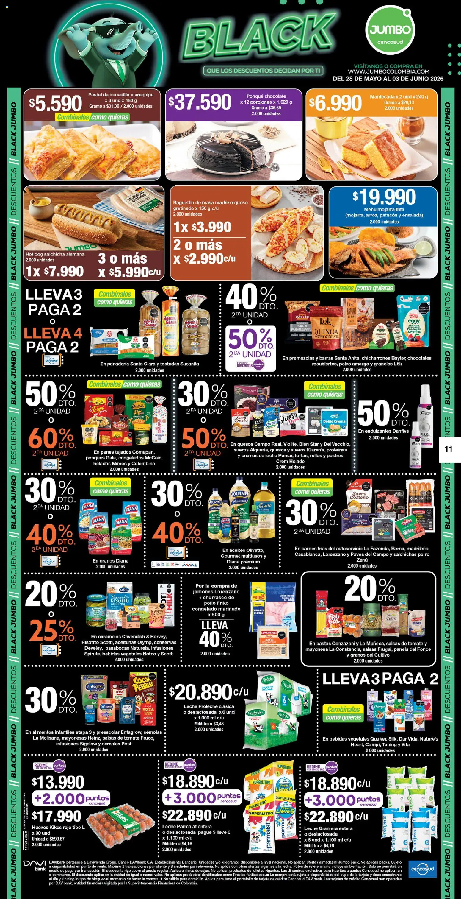Jumbo revista - valida desde el 28.05.2026 | Página: 11 | Productos: Arequipe, Sal, Sobre, Coco