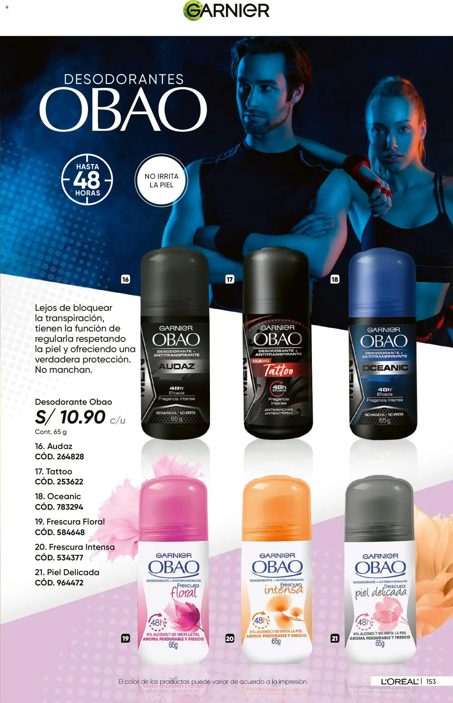 Catálogo Azzorti válido desde 18.05.2026 | Página: 155 | Productos: Desodorante, Antitranspirante, Fragancia