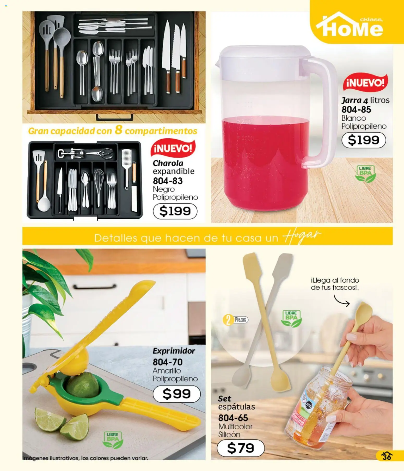 Nuevas ofertas de Cklass válidas en toda la República Mexicana desde el 05.03.2026. ¡Encuentra las mejores ofertas en Cklass catálogo Verano WE! | Página: 86 | Productos: Exprimidor, Jarra