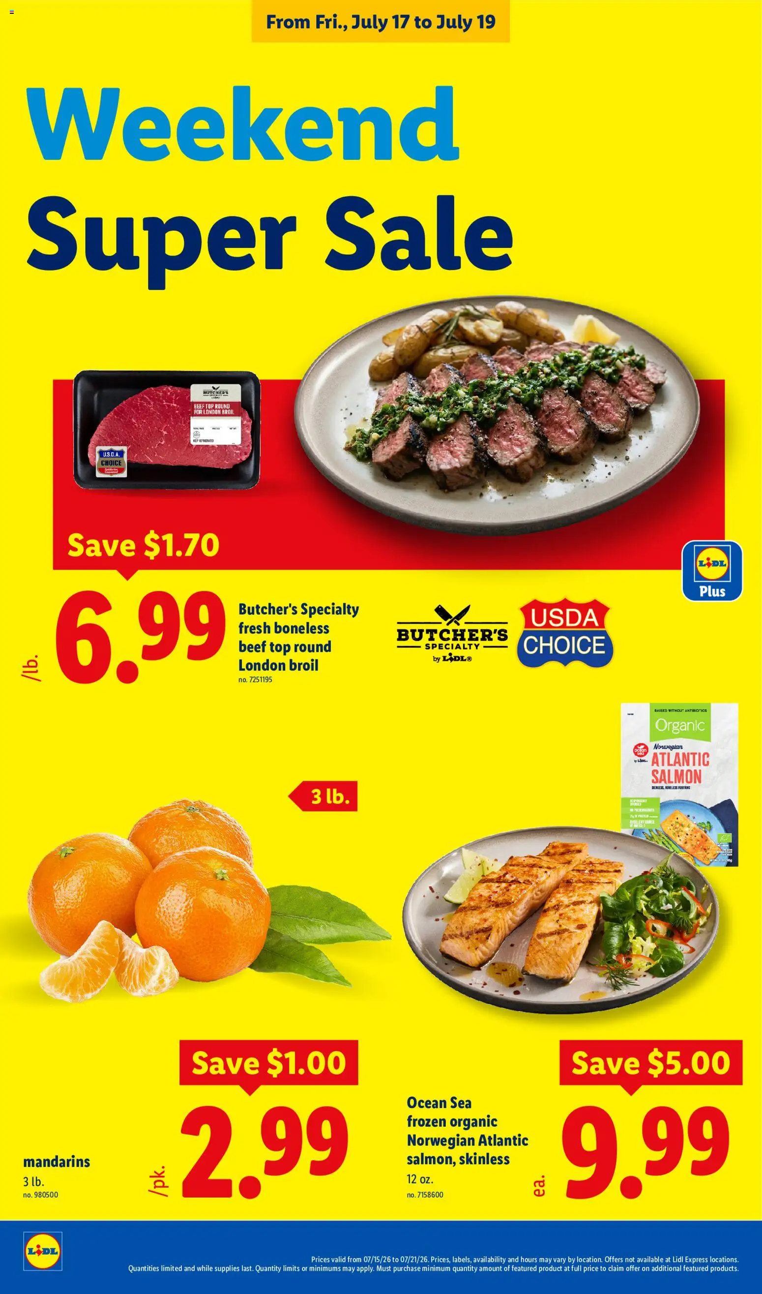 Lidl Weekly Ad - valid from 07/15/2026 | Page: 32 | Products: Mandarins, Beef