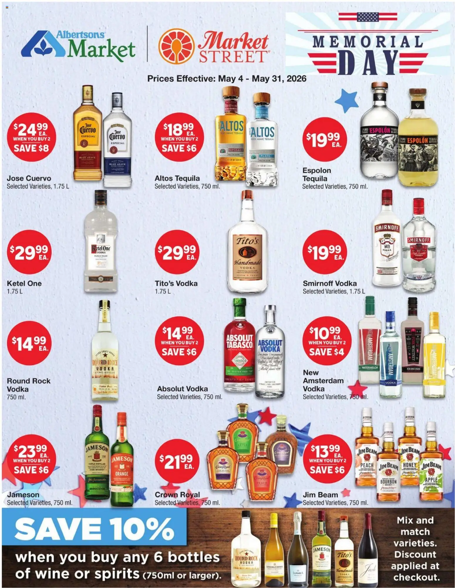 United Supermarkets Alcohol Flyer - valid from 12.05.2026 | Page: 1