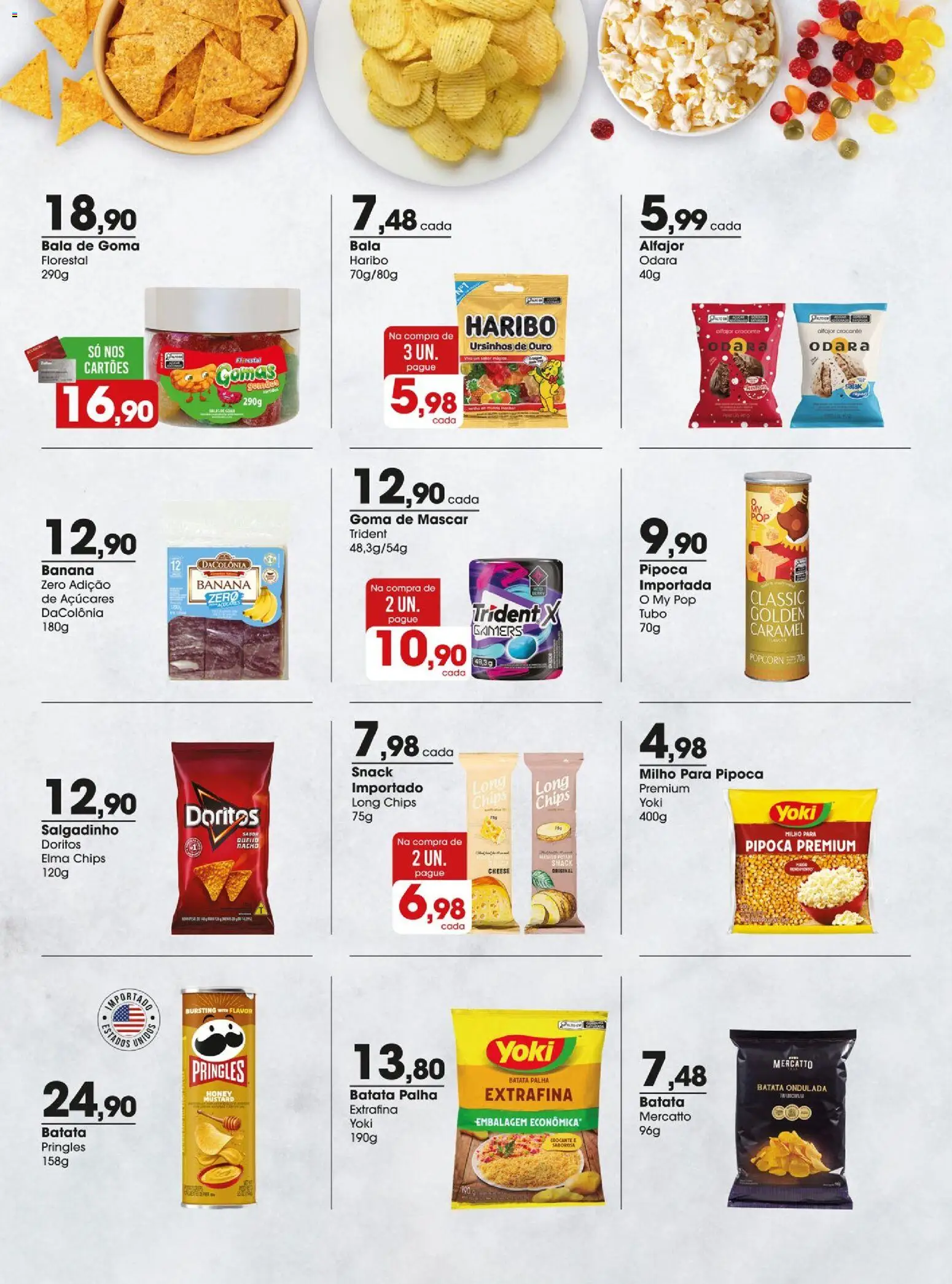 Zaffari Folheto - válido de 03.03.2026 | Página: 8 | Produtos: Elma Chips, Batata palha, Batata, Pipoca