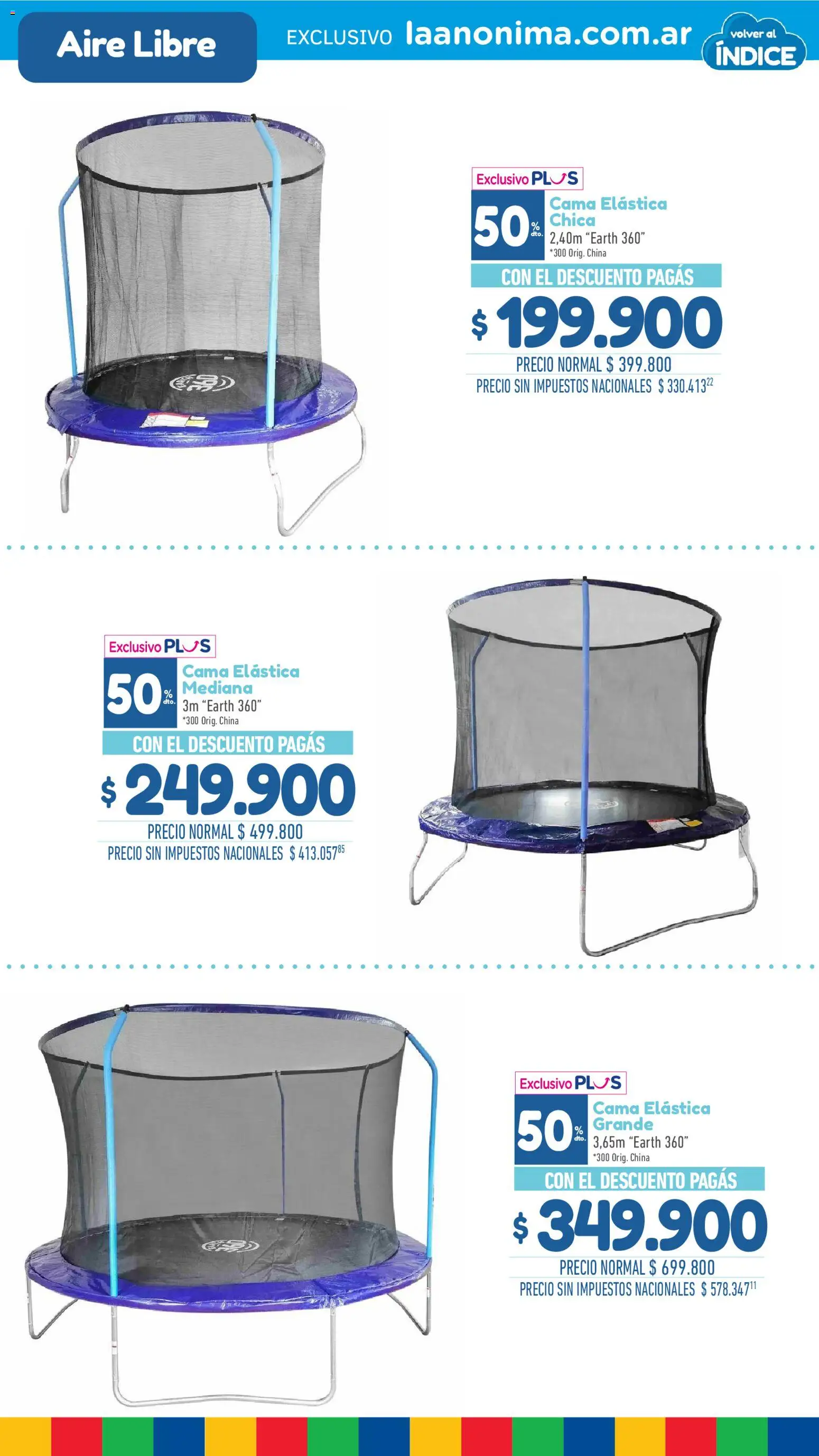 La Anonima Especial Día de la Niñez │ válido desde el 06/08/2026 | Página: 26 | Productos: Cama elástica, Cama