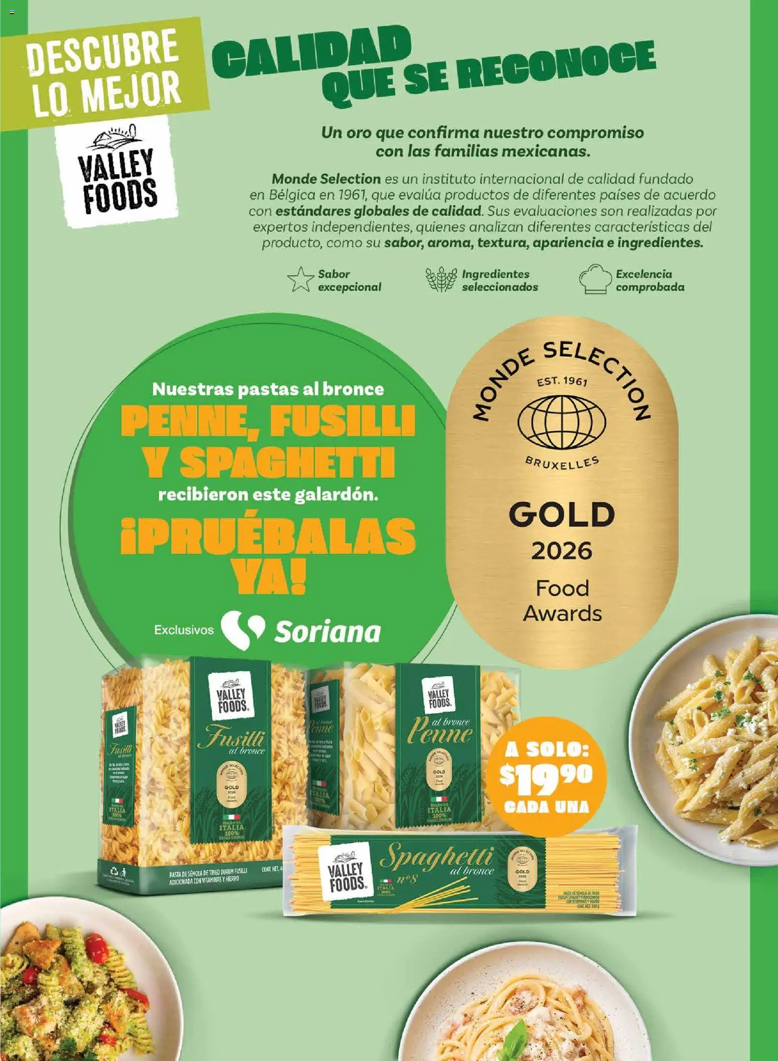 Nuevas ofertas de Soriana válidas en toda la República Mexicana desde el 31/08/2026. ¡Encuentra las mejores ofertas en Soriana folleto! | Página: 2 | Productos: Pastel, Pasta, Vitaminas, Ingredientes