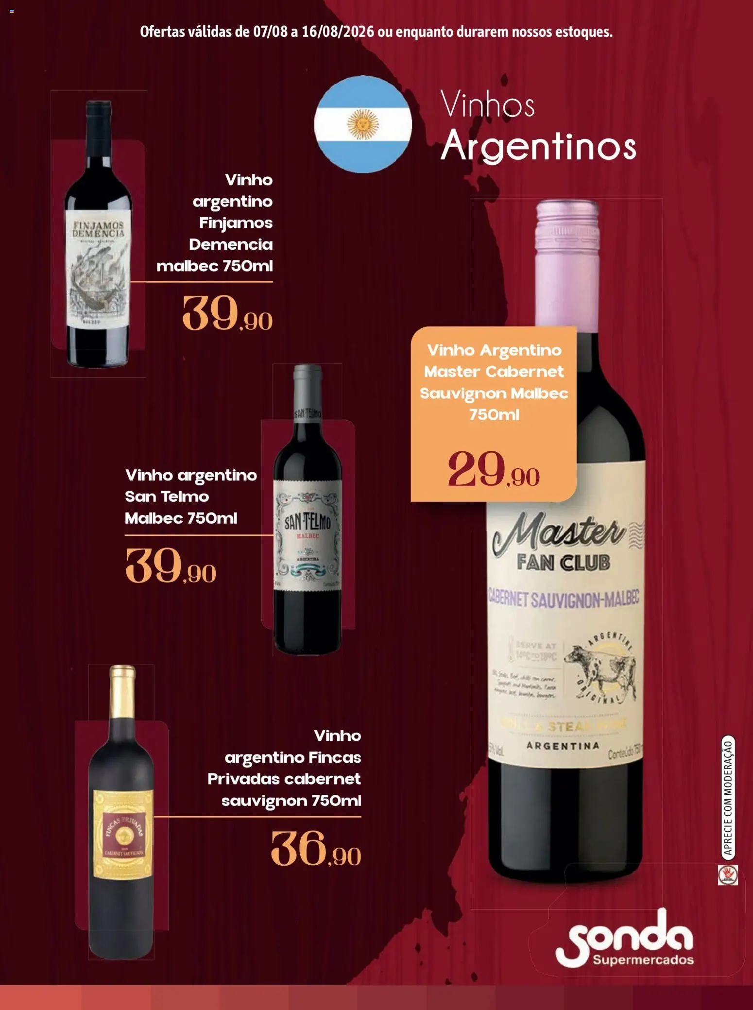 Sonda Folheto - válido de 07/08/2026 | Página: 5 | Produtos: Vinho