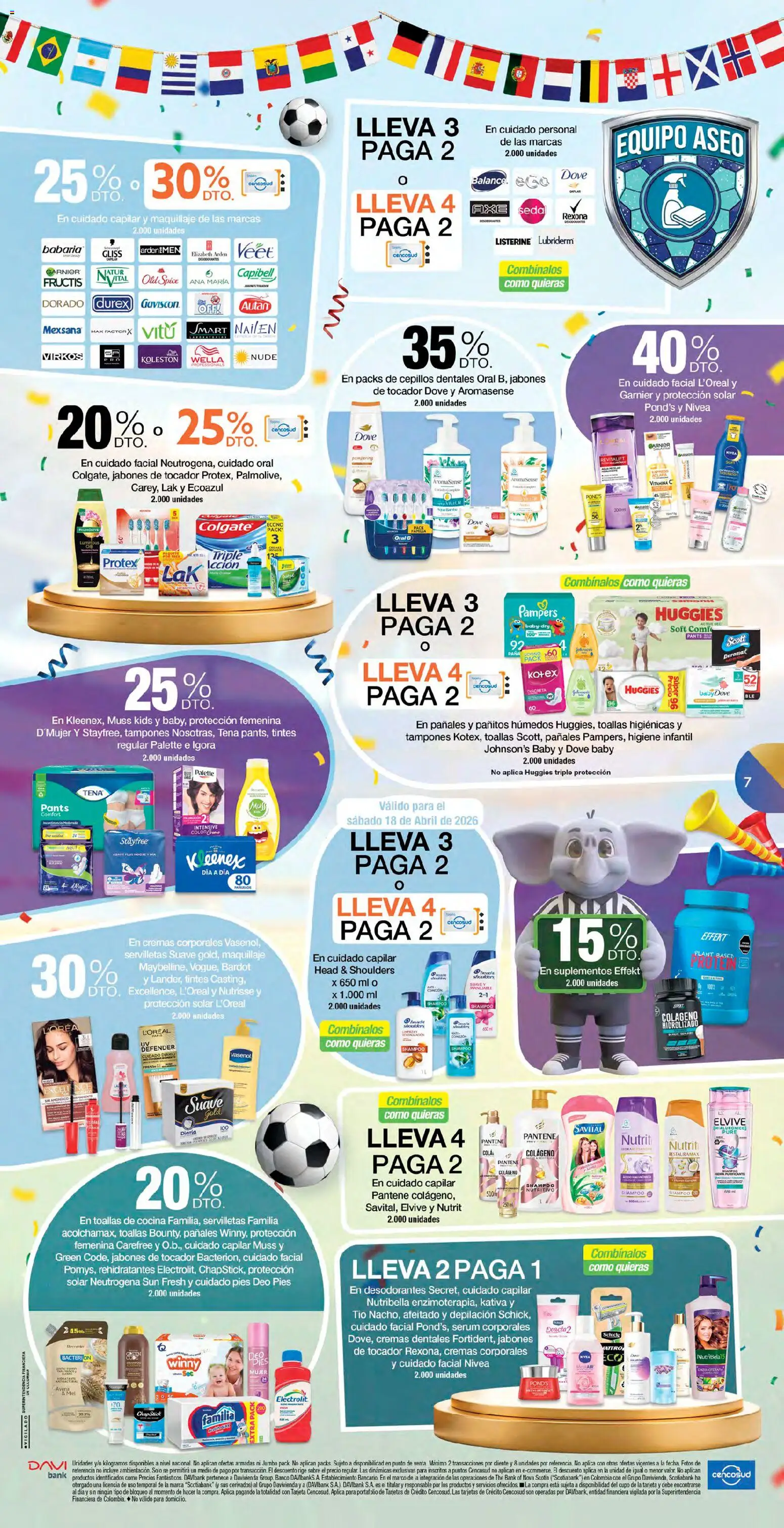 Jumbo revista - valida desde el 17.04.2026 | Página: 7 | Productos: Banco, Serum, Sobre, Toallas