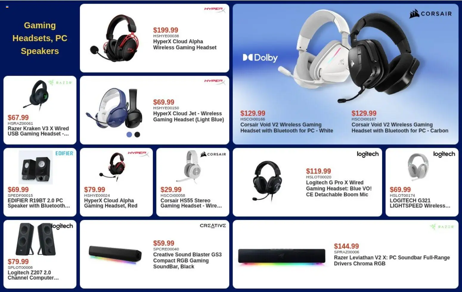 Canada Computers flyer valid from Sep 8, 2026 | Page: 8 | Products: PC, Computer, Speaker, Soundbar