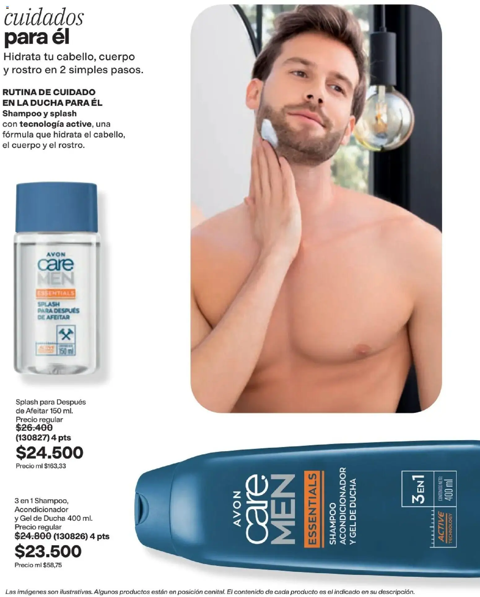 Avon revista - valida desde el 16/08/2026 | Página: 143 | Productos: Shampoo, Ducha, Acondicionador, Gel de ducha