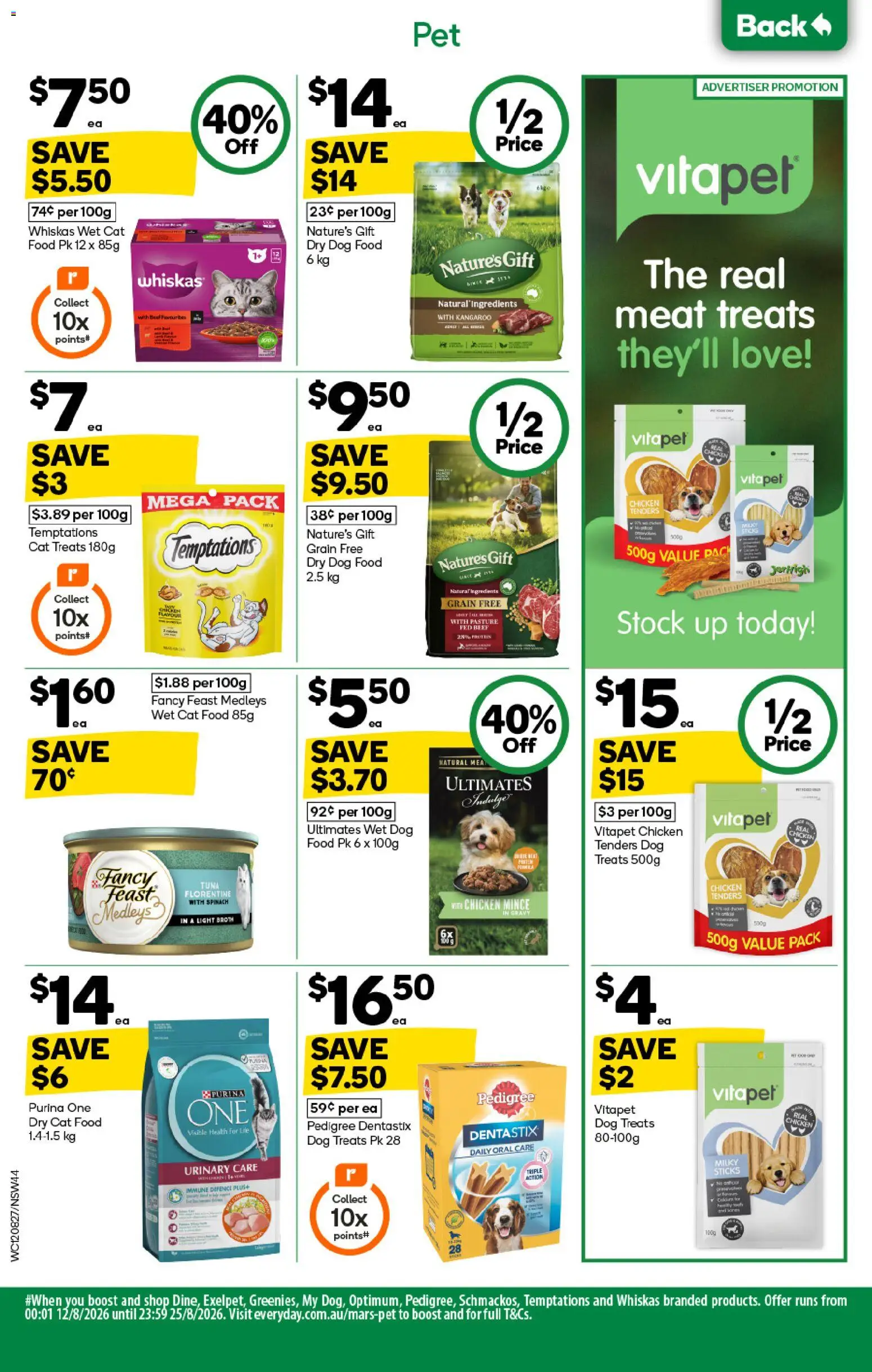 Woolworths catalogue - valid from 12/08/2026 | Page: 44 | Products: Chicken, Meat, Spinach, Tuna