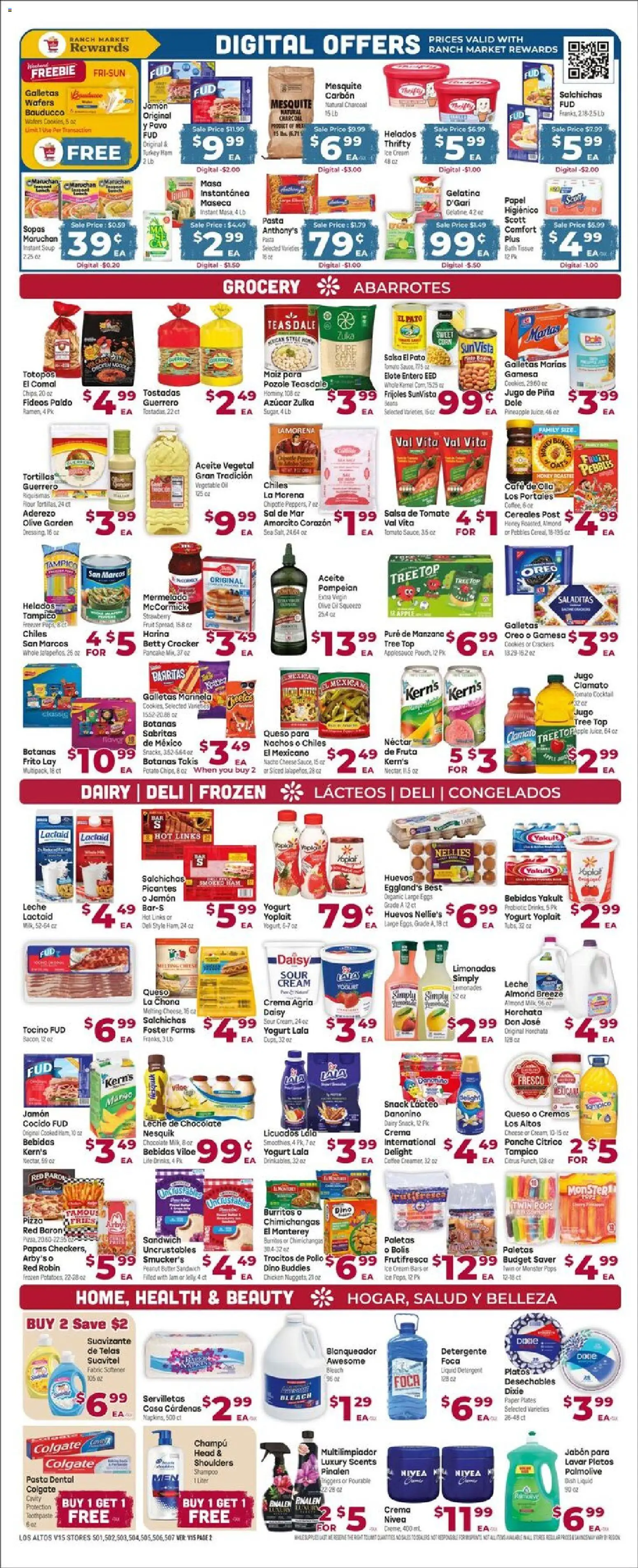Cardenas Weekly Ad - AZ - valid from 15.04.2026 | Page: 2 | Products: Butter, Eggs, Oil, Sugar