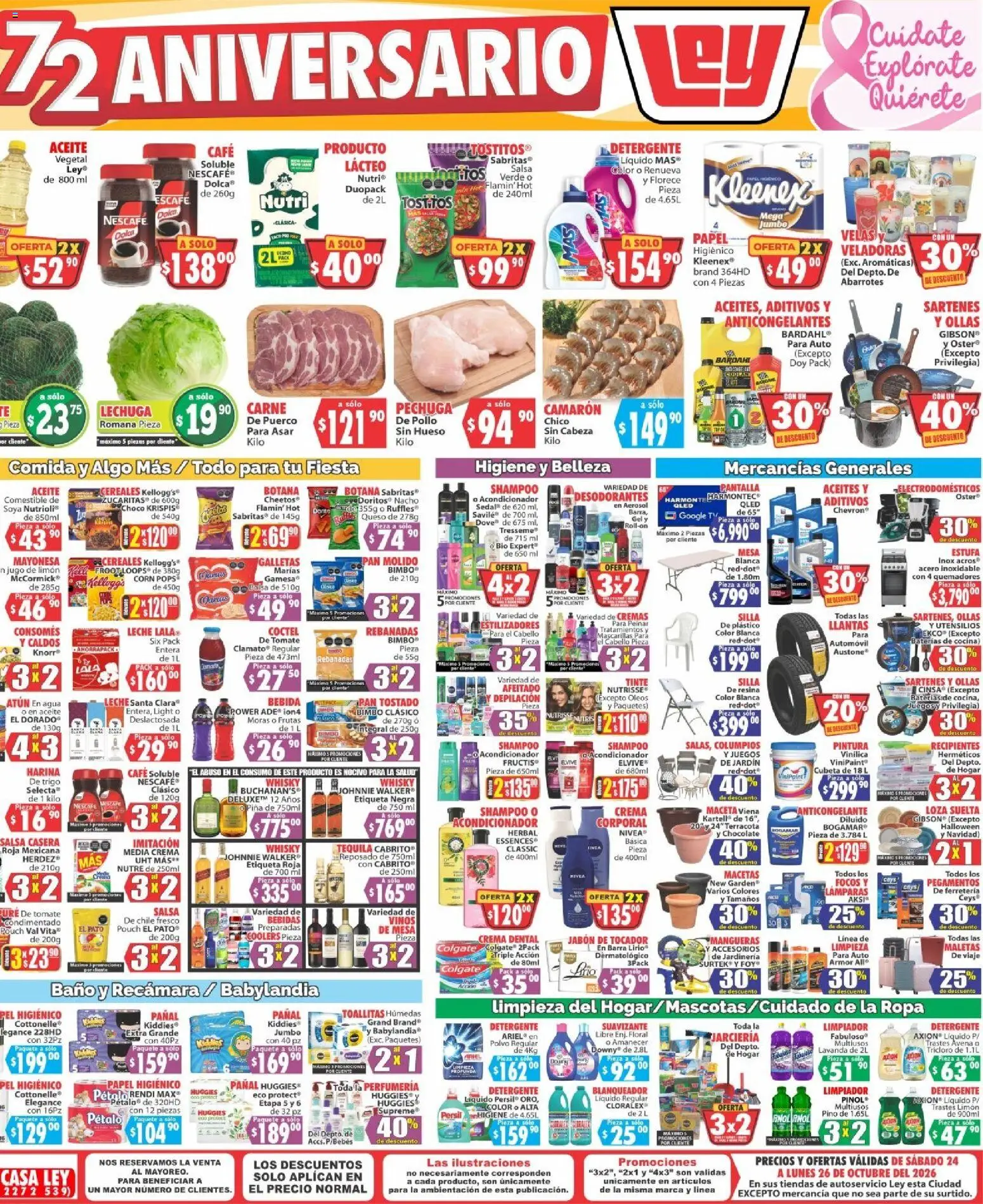 Nuevas ofertas de Casa Ley válidas en toda la República Mexicana desde el 24/10/2026. ¡Encuentra las mejores ofertas en Casa Ley folleto Autoservicio! | Página: 3