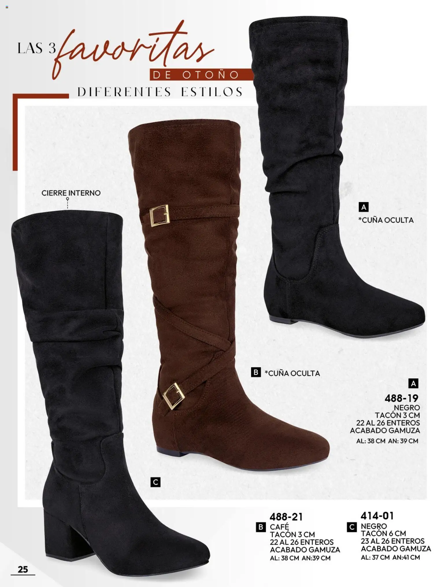 Nuevas ofertas de Cklass válidas en toda la República Mexicana desde el 08/07/2026. ¡Encuentra las mejores ofertas en Cklass catálogo Botas y botines! | Página: 26 | Productos: Café, Gamuza