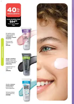 Vista previa de Pink clay triple exfoliante facial, Se desliza sobre la piel ayudando a eliminar la suciedad y limpiar los poros., nuevo folleto de la tienda, válido en México a partir del 10/07/2026 | Página: 132
