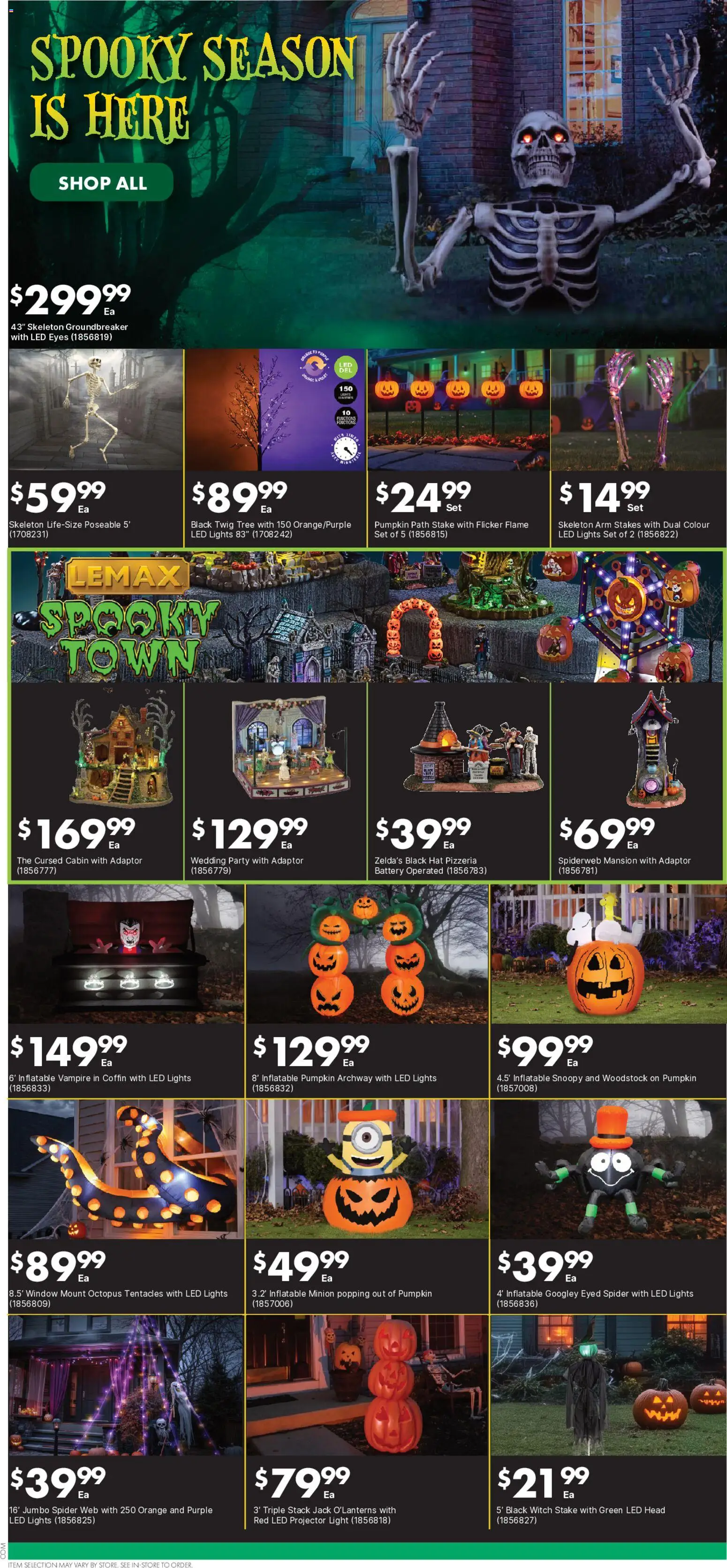 Kent flyer valid from Sep 17, 2026 | Page: 4 | Products: Hat, Battery, Pumpkin