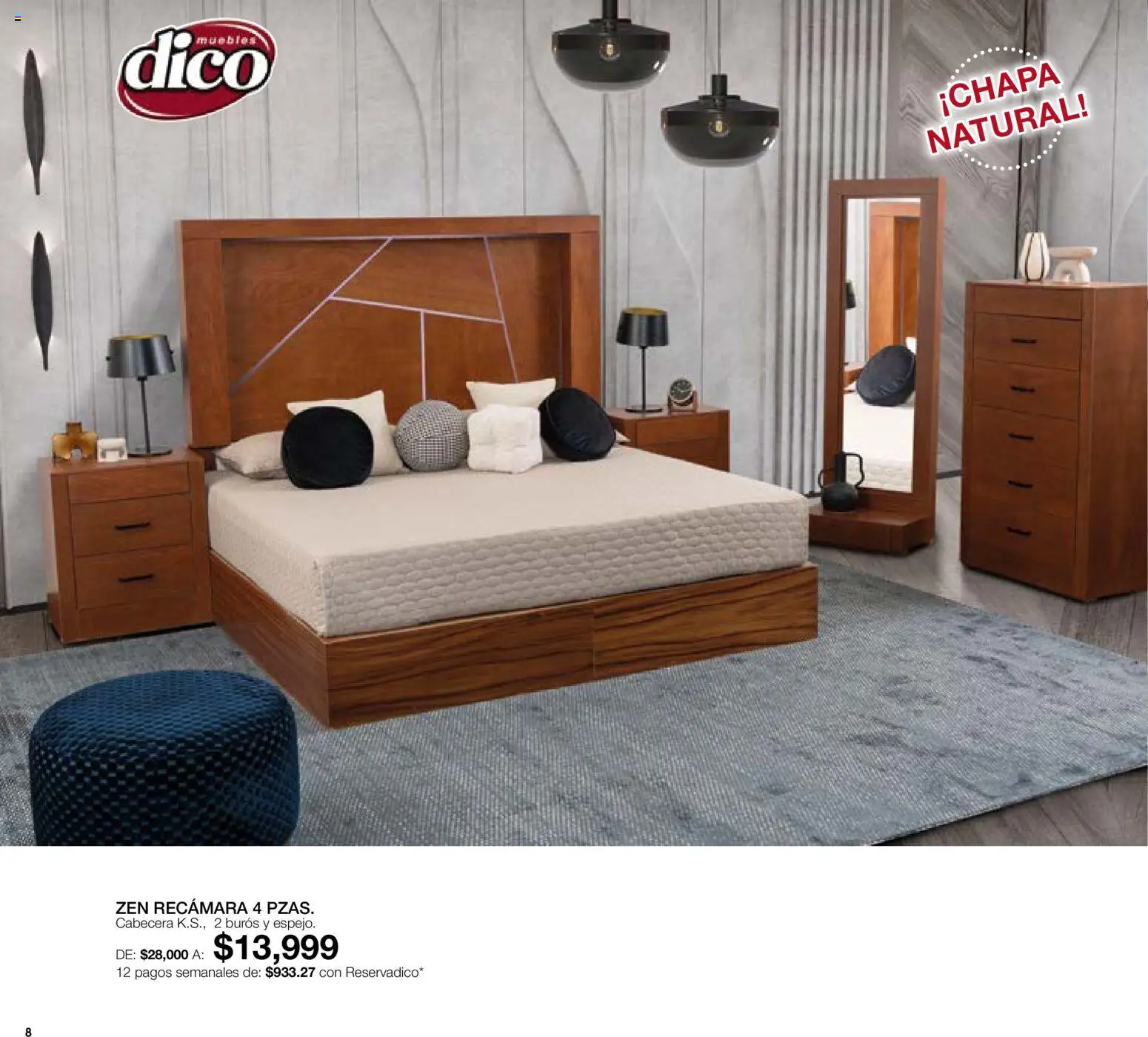 Nuevas ofertas de Muebles Dico válidas en toda la República Mexicana desde el 07.05.2026. ¡Encuentra las mejores ofertas en Muebles Dico catálogo Medio año, medio! | Página: 8